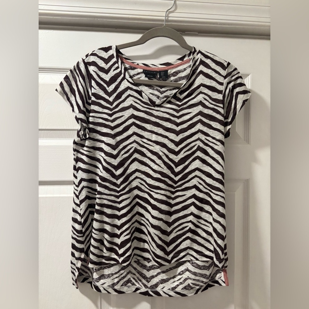 Tahari Zebra Print Women's Top